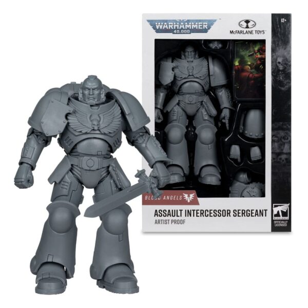 Warhammer 40,000 Akció Figura Assault Intercessor Sergeant (Blood Angel) (Artist Proof) 18 cm