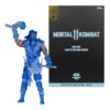 Mortal Kombat Akció Figura Glow in the Dark Edition Sub-Zero (Gold Label) 18 cm
