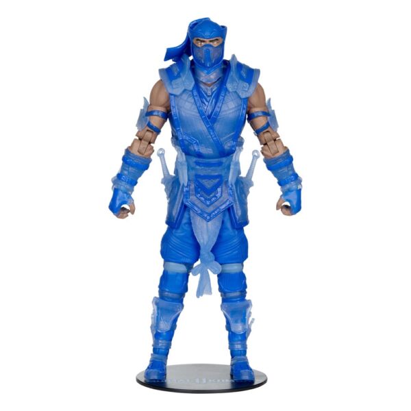 Mortal Kombat Akció Figura Glow in the Dark Edition Sub-Zero (Gold Label) 18 cm