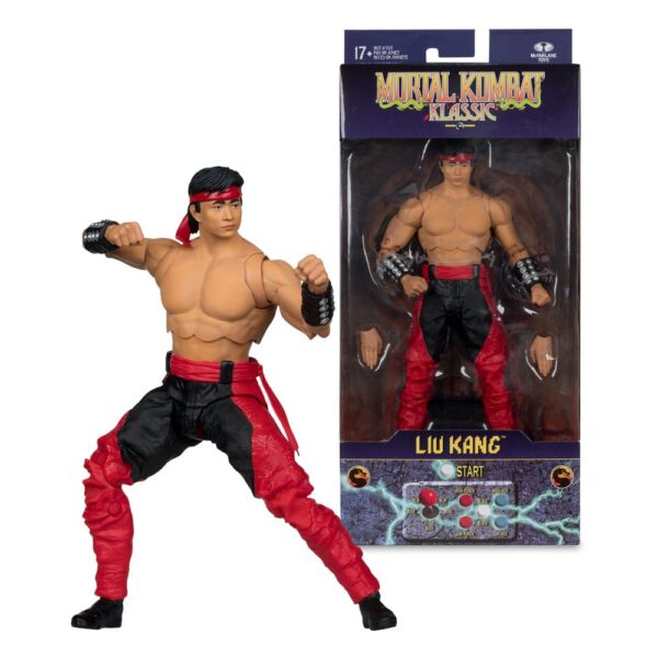 Mortal Kombat Klassics Akció Figura Liu Kang 18 cm