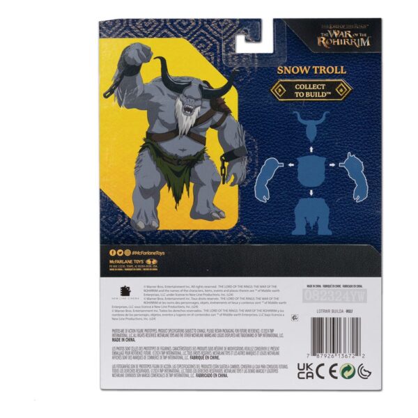 The Lord of the Rings: The War of the Rohirrim Build-A Akció Figuras 10 cm (BAF: Snow Troll) Assortment (4)