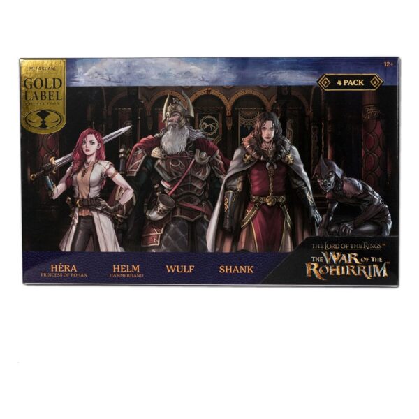 The Lord of the Rings: The War of the Rohirrim Akció Figuras 4-Pack 10 cm