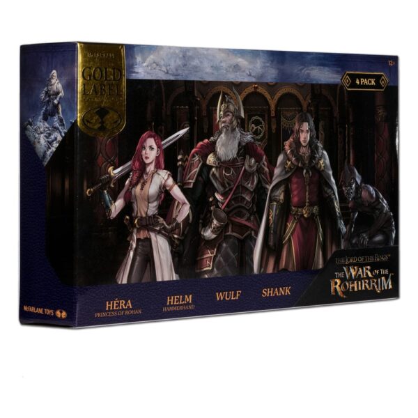 The Lord of the Rings: The War of the Rohirrim Akció Figuras 4-Pack 10 cm