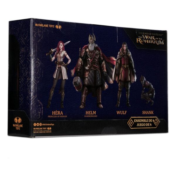 The Lord of the Rings: The War of the Rohirrim Akció Figuras 4-Pack 10 cm