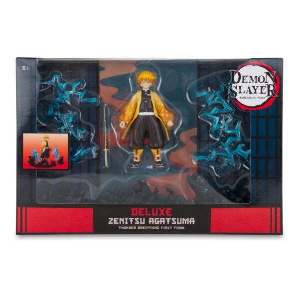Demon Slayer: Kimetsu no Yaiba Akció Figura Zenitsu Thunder Breathing Deluxe 13 cm