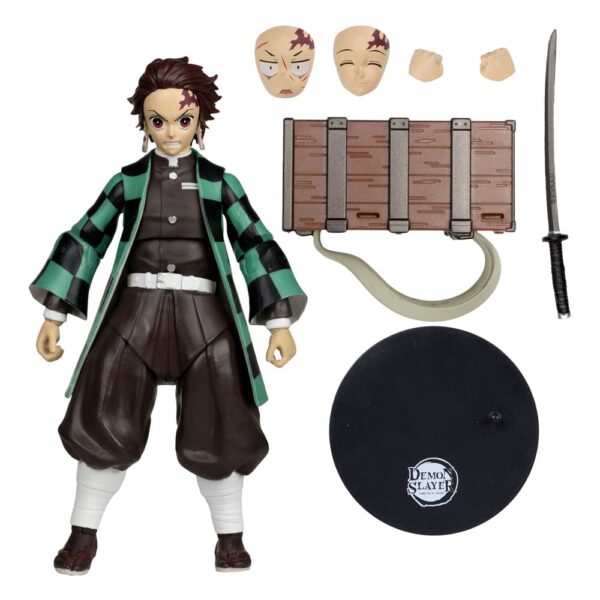 Demon Slayer: Kimetsu no Yaiba Akció Figura Tanjiro Kamado (with Nezuko Box) (Season 3) 18 cm