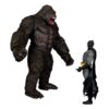 DC Justice League Monsterverse DC Multiverse Akció Figuras 2-Pack Batman & Kong 29 cm
