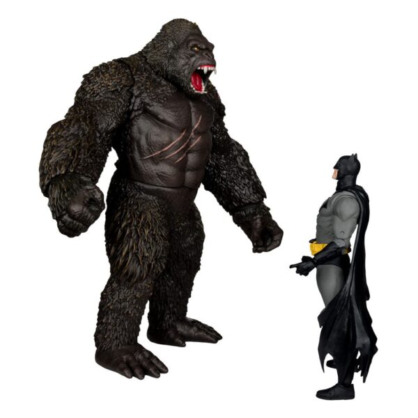 DC Justice League Monsterverse DC Multiverse Akció Figuras 2-Pack Batman & Kong 29 cm