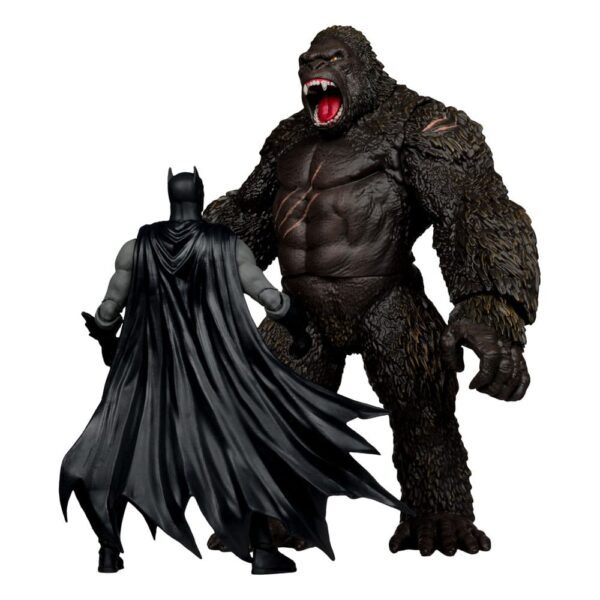 DC Justice League Monsterverse DC Multiverse Akció Figuras 2-Pack Batman & Kong 29 cm