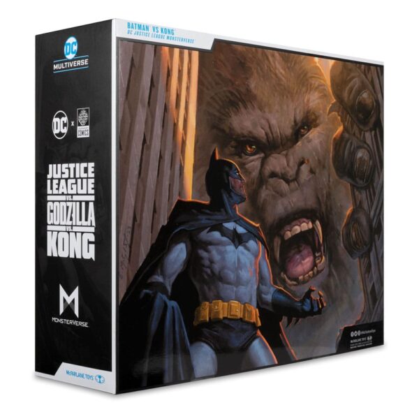 DC Justice League Monsterverse DC Multiverse Akció Figuras 2-Pack Batman & Kong 29 cm
