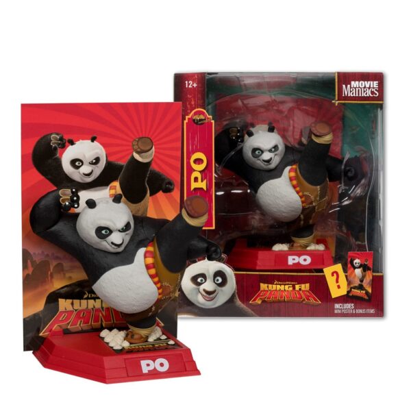 Kung Fu Panda Movie Maniacs PVC Szobor Po 17 cm Kung Fu Panda Movie Maniacs PVC Szobor Po 17 cm