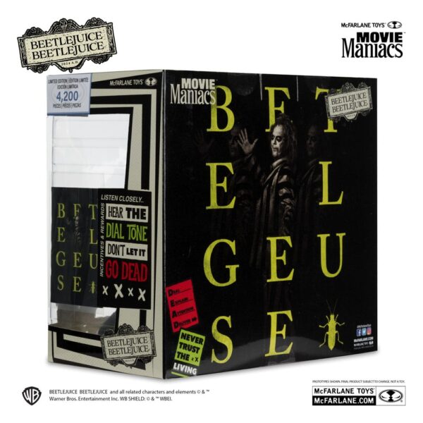Beetlejuice Beetlejuice Movie Maniacs PVC Szobor 4-Pack 15 cm