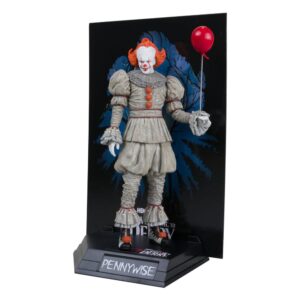 It: Welcome to Derry Movie Maniacs PVC Szobor Pennywise (Gold Label) 16 cm