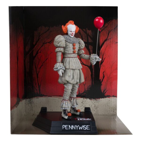 It: Welcome to Derry Movie Maniacs PVC Szobor Pennywise (Gold Label) 16 cm