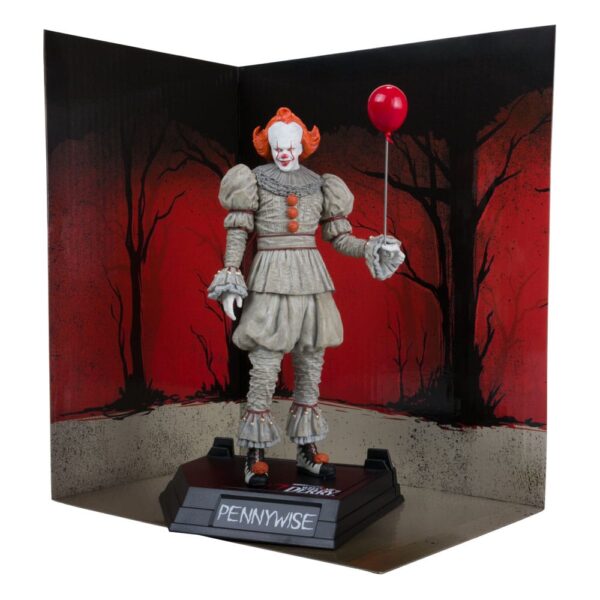 It: Welcome to Derry Movie Maniacs PVC Szobor Pennywise (Gold Label) 16 cm