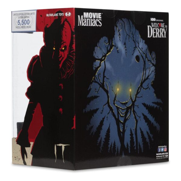 It: Welcome to Derry Movie Maniacs PVC Szobor Pennywise (Gold Label) 16 cm