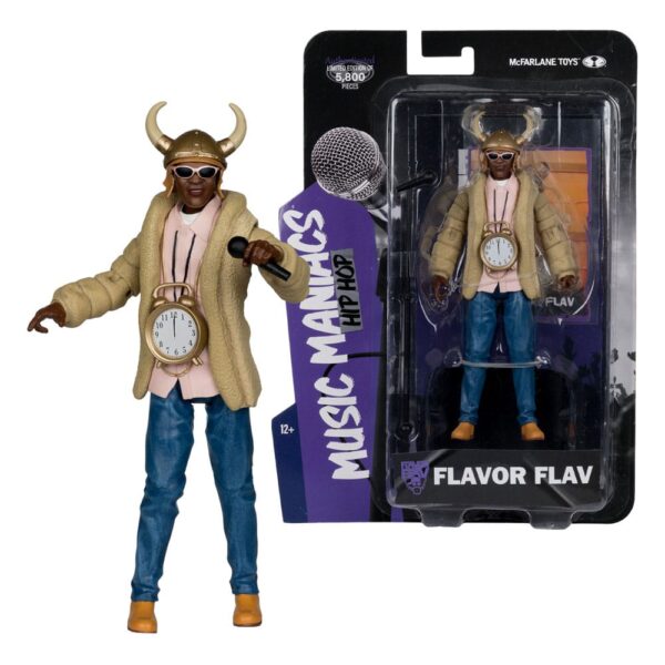 Music Maniacs Hip Hop Akció Figura Flavor Flav 16 cm