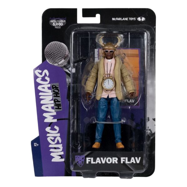 Music Maniacs Hip Hop Akció Figura Flavor Flav 16 cm