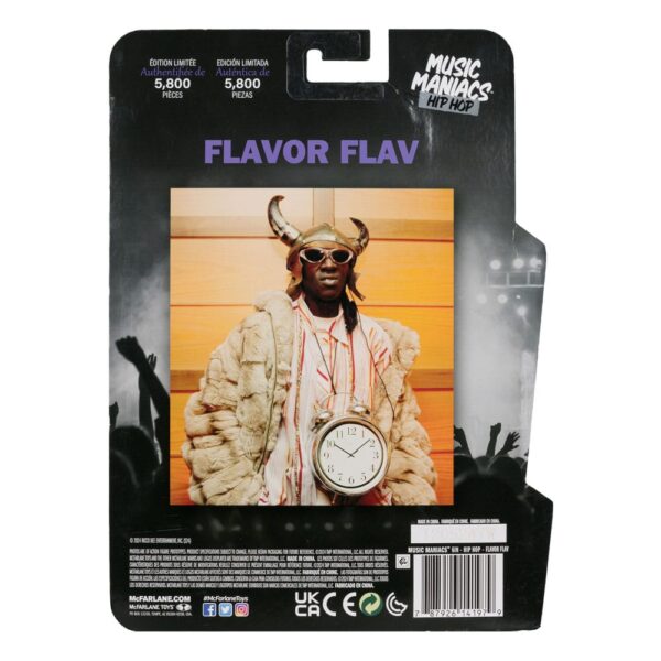 Music Maniacs Hip Hop Akció Figura Flavor Flav 16 cm