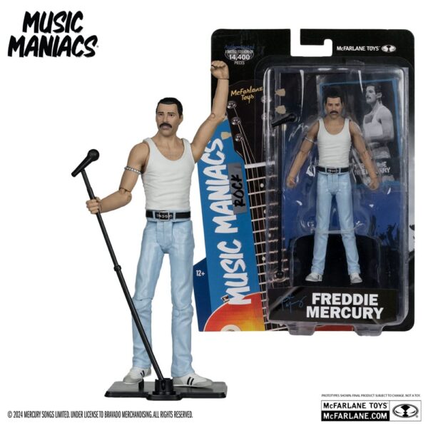 Music Maniacs Rock Akció Figura Freddy Mercury 15 cm