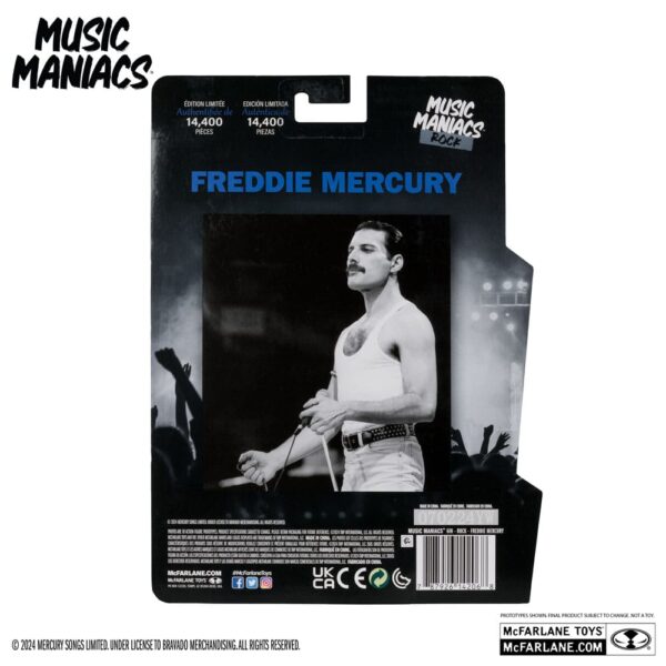 Music Maniacs Rock Akció Figura Freddy Mercury 15 cm