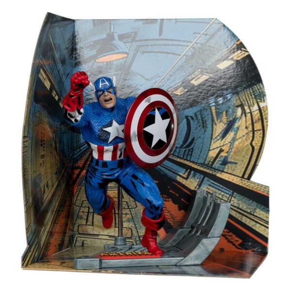 Marvel Collection PVC Szobor 1/10 Captain America (Captain America #100) 12 cm