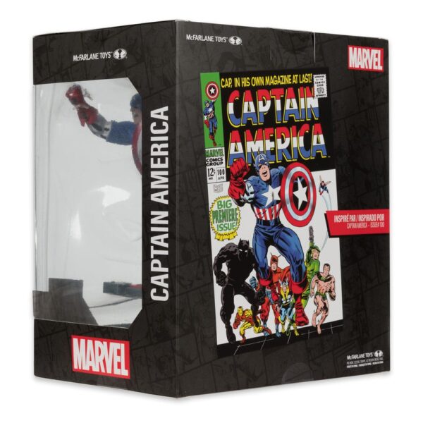 Marvel Collection PVC Szobor 1/10 Captain America (Captain America #100) 12 cm