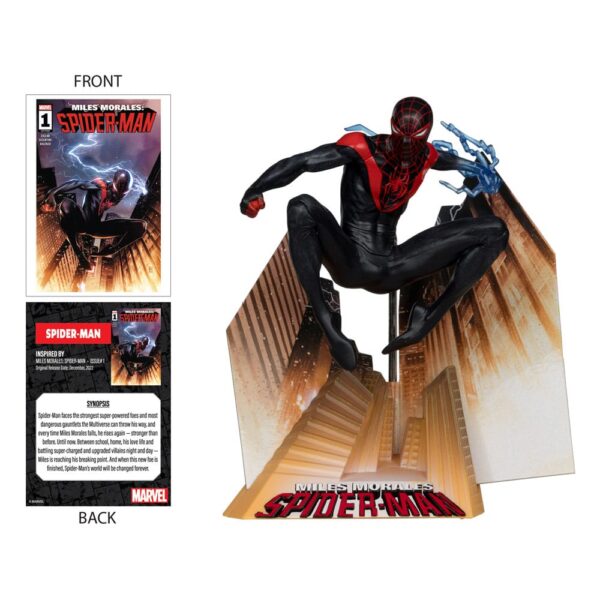 Marvel Collection PVC Szobor 1/10 Spider-Man (Miles Morales: Spider-Man #1) 13 cm