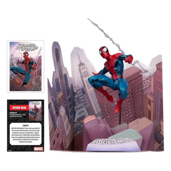 Marvel Collection PVC Szobor 1/10 Spider-Man (The Amazing Spiderman #1) 17 cm