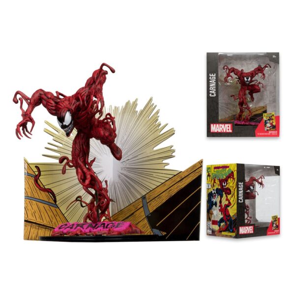 Marvel Collection PVC Szobor 1/10 Carnage (The Amazing Spider-Man #362) 18 cm