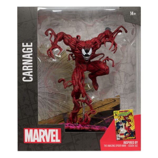 Marvel Collection PVC Szobor 1/10 Carnage (The Amazing Spider-Man #362) 18 cm