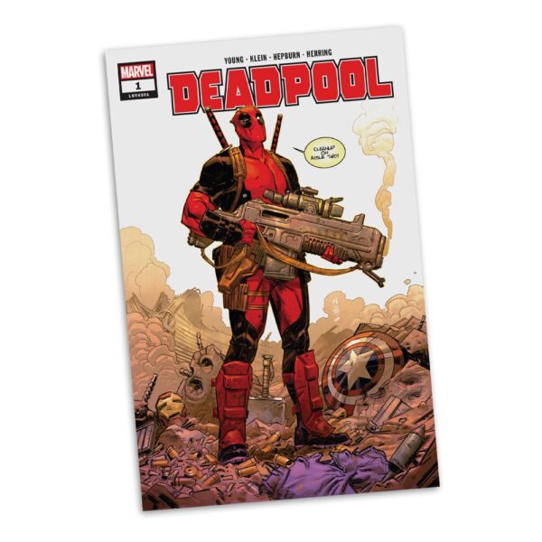 Marvel Collection PVC Szobor 1/6 Deadpool (Deadpool #1)(Grey Suit Chase) 27 cm