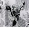 Marvel Collection PVC Szobor 1/10 Spider-Man (Spider-Man #6)(Line Art)(Gold Label) 10 cm