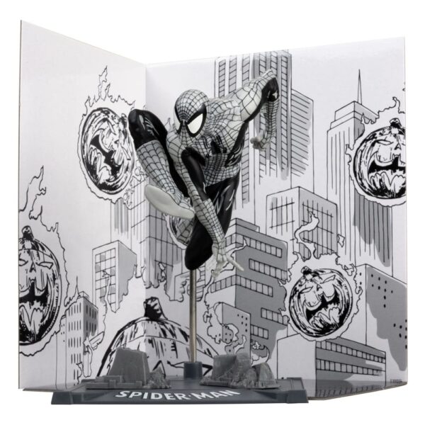 Marvel Collection PVC Szobor 1/10 Spider-Man (Spider-Man #6)(Line Art)(Gold Label) 10 cm