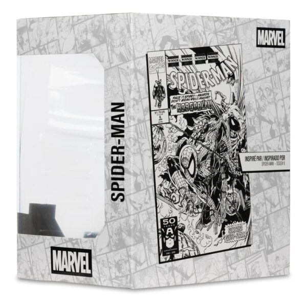 Marvel Collection PVC Szobor 1/10 Spider-Man (Spider-Man #6)(Line Art)(Gold Label) 10 cm