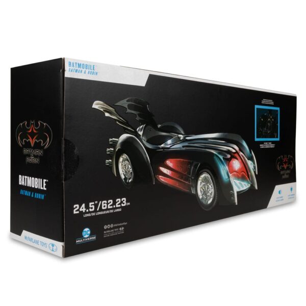 Batman & Robin DC Multiverse Jármű Batmobile 63 cm