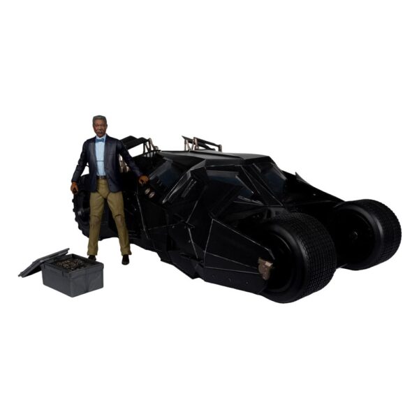 DC Multiverse Jármű Tumbler with Lucuis Fox (The Dark Knight) (Gold Label)
