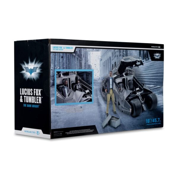 DC Multiverse Jármű Tumbler with Lucuis Fox (The Dark Knight) (Gold Label)