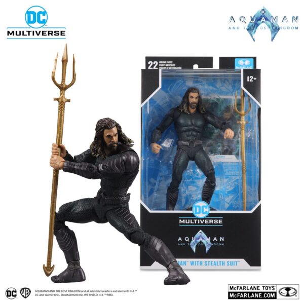 Aquaman and the Lost Kingdom DC Multiverse Akció Figura Aquaman with Stealth Suit 18 cm
