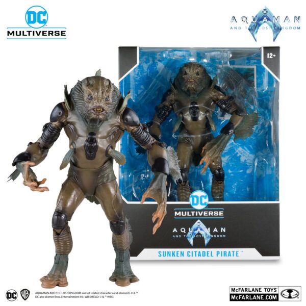 Aquaman and the Lost Kingdom DC Multiverse Megafig Akció Figura Sunken Citadel Pirate 30 cm