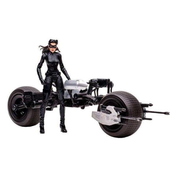 DC Multiverse Jármű Batpod with Catwoman (The Dark Knight Rises)