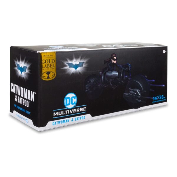 DC Multiverse Jármű Batpod with Catwoman (The Dark Knight Rises)