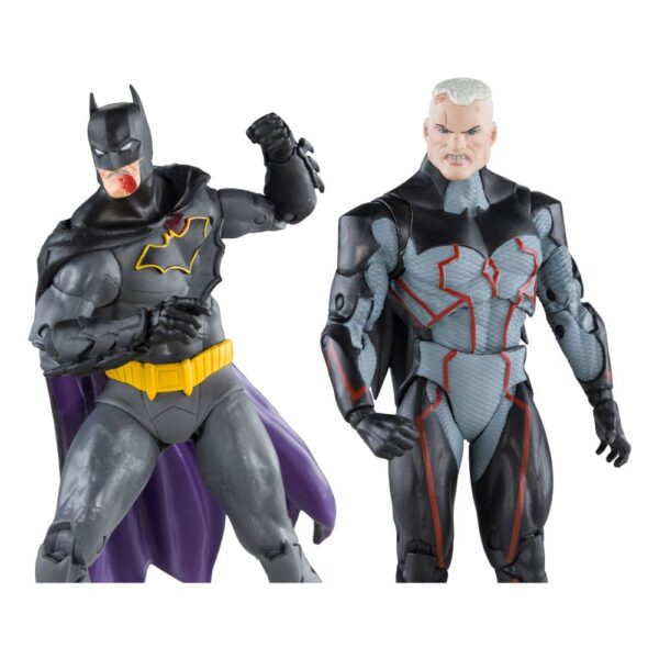 DC Collector Akció Figuras Pack of 2 Omega (Unmasked) & Batman (Bloody)(Gold Label) 18 cm