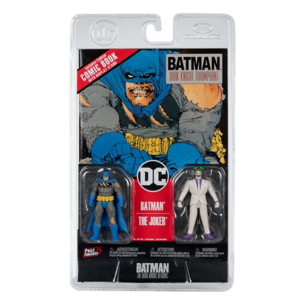 DC Direct Page Punchers Akció Figura 2-Pack Batman & The Joker (Batman: The Dark Knight Returns) 8 cm