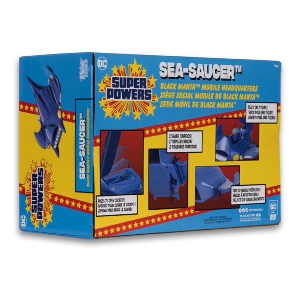 DC Direct Super Powers Járműs Black Manta Sea Saucer 10 cm