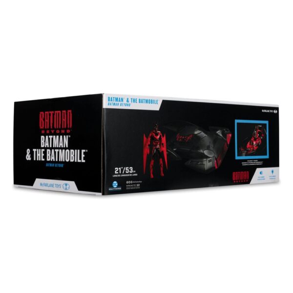 Batman Beyond DC Multiverse Akció Figura Járművel Batman & The Batmobile (Gold Label) 53 cm