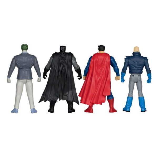 DC Direct Page Punchers Akció Figura 4-Pack Batman & Son of Batman & Superman & Joker 7 cm