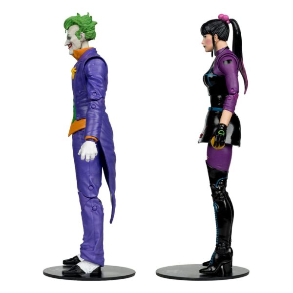 DC Multiverse Akció Figuras Pack of 2 The Joker & Punchline 18 cm