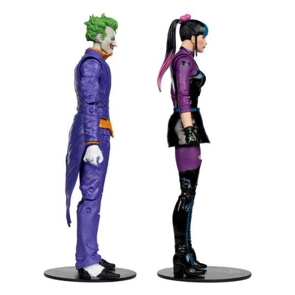 DC Multiverse Akció Figuras Pack of 2 The Joker & Punchline 18 cm