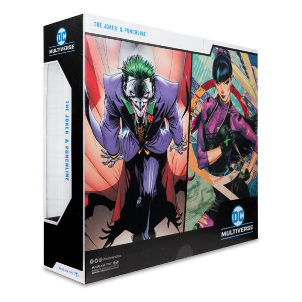 DC Multiverse Akció Figuras Pack of 2 The Joker & Punchline 18 cm